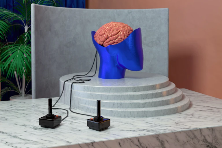 un cerveau connecté