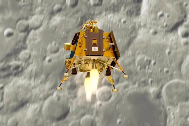 L'atterrisseur de Chandrayaan-3.