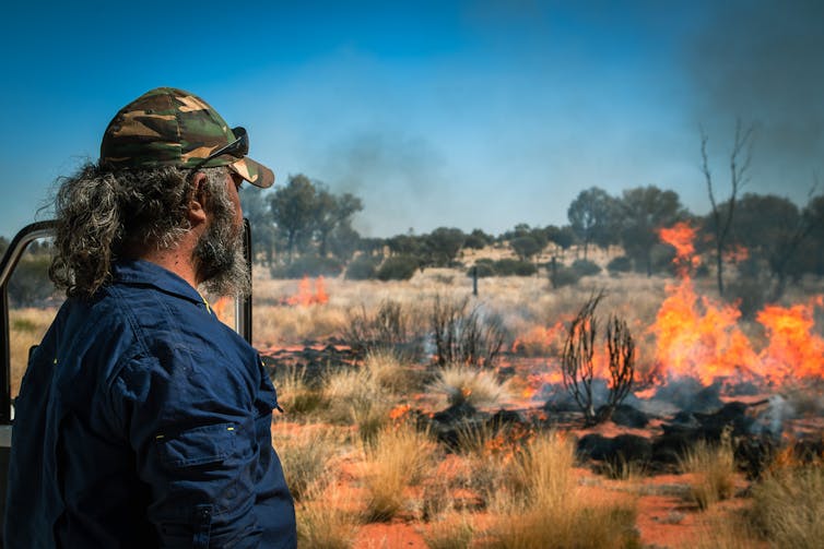 ground burning haasts bluff