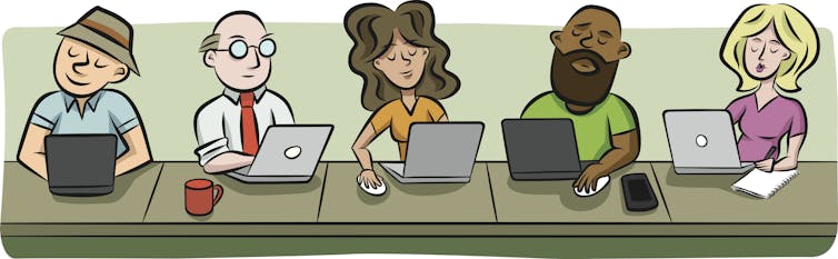 Pekerja gig di Indonesia.