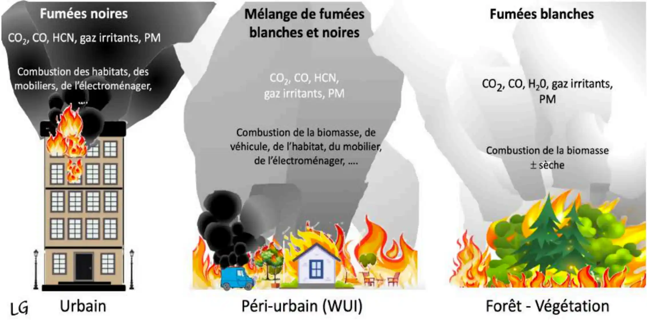 Pourquoi les fumées sont le véritable danger des incendies