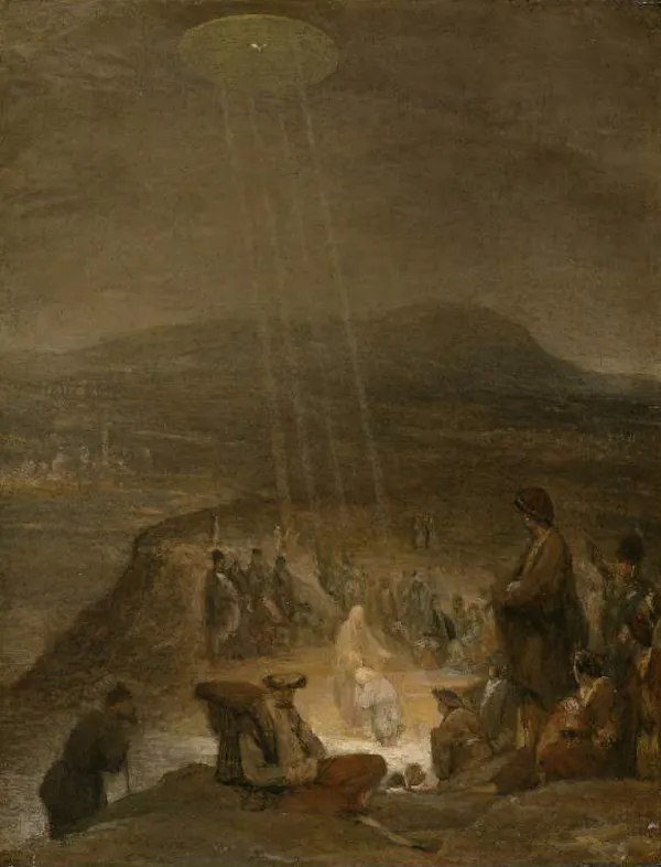 Арент де Гельдер (1645–1727), Крещение Христа. Арент де Гельдер (1645–1727), Крещение Христа.