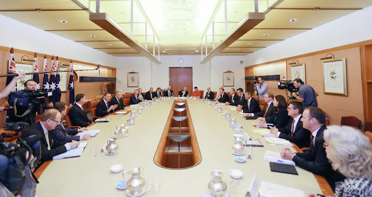 The Council of Australian Governments meets in April 2015 to discuss domestic violence, national security, the ice epidemic and the distributio of the GST.
