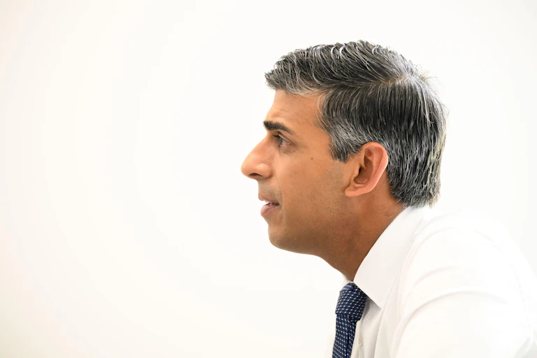 Rishi Sunak in profile