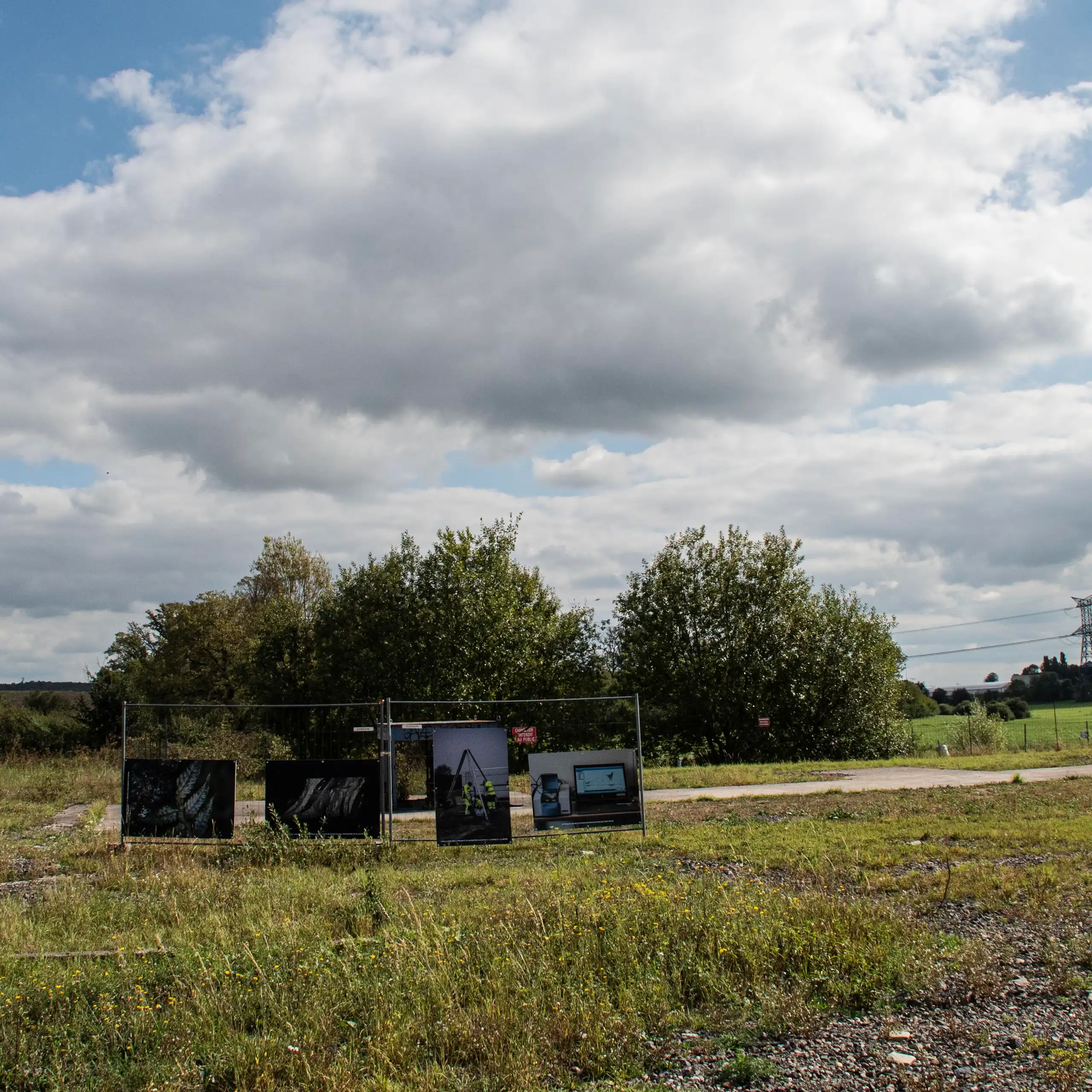 Site de Folschviller où ont débuté les travaux de forage à l'origine de la découverte du gisement d'hydrogène