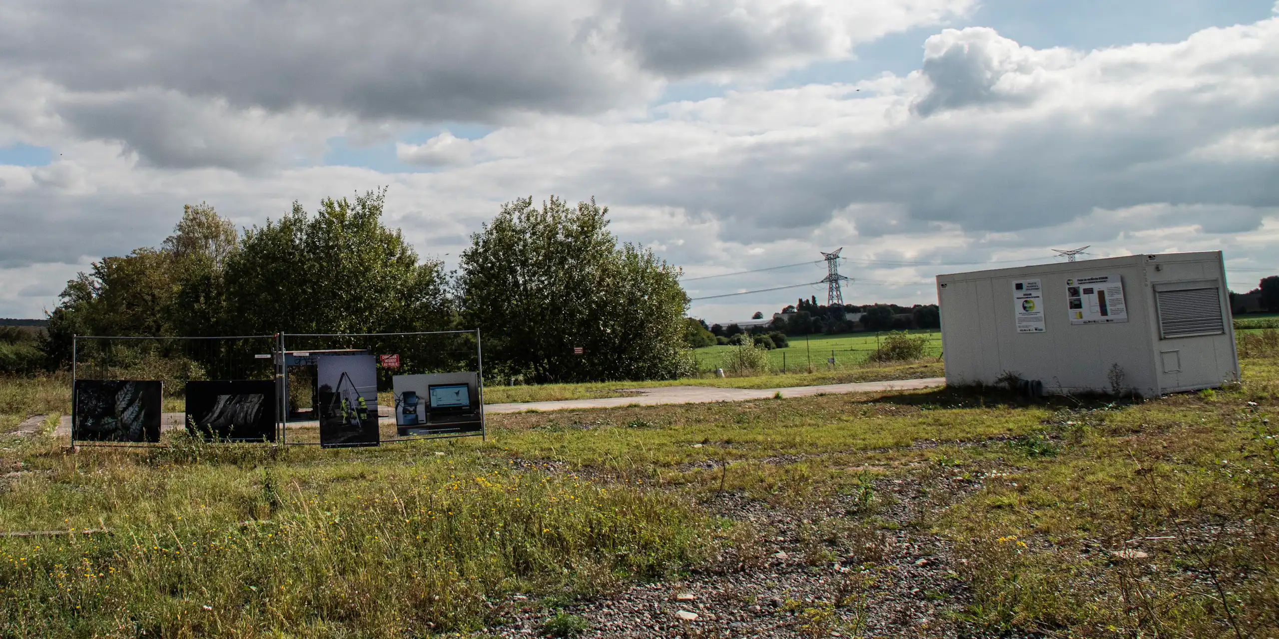 Site de Folschviller où ont débuté les travaux de forage à l'origine de la découverte du gisement d'hydrogène