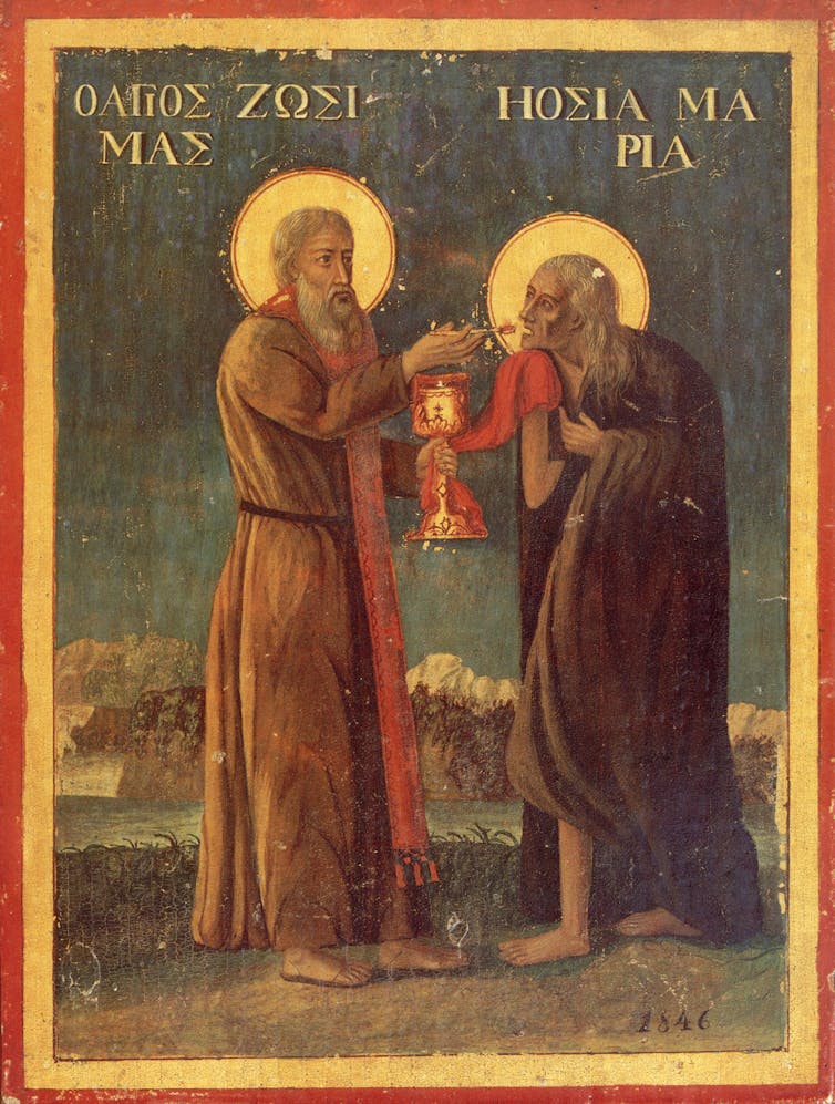 Orthodox icon of the Byzantine style