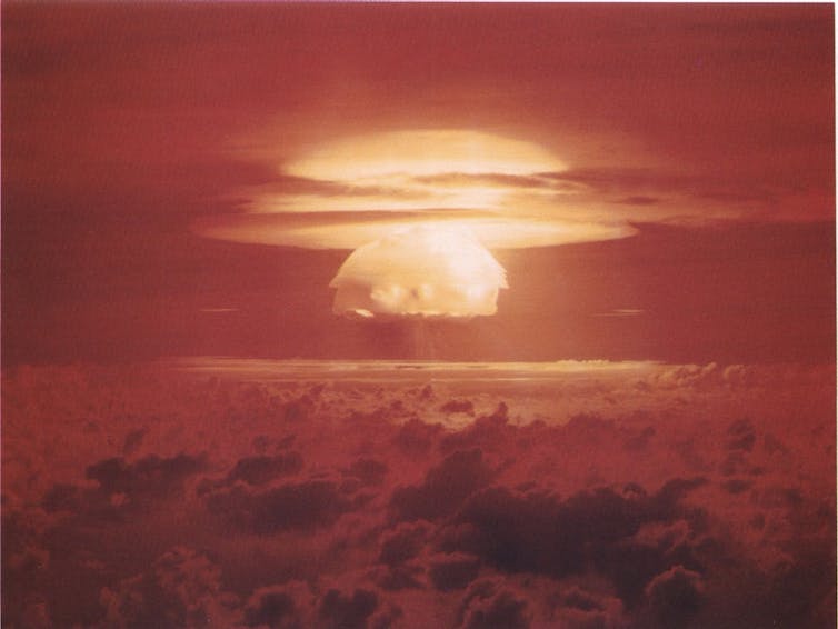 Marshall islands nuclear test.