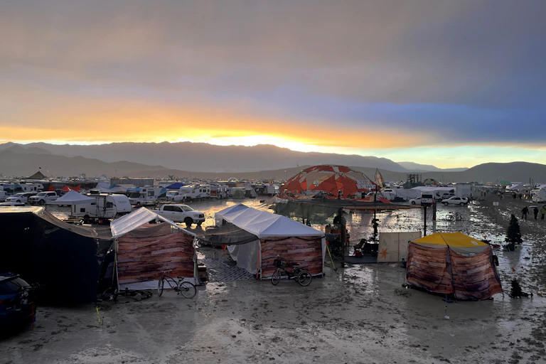 burning man mud