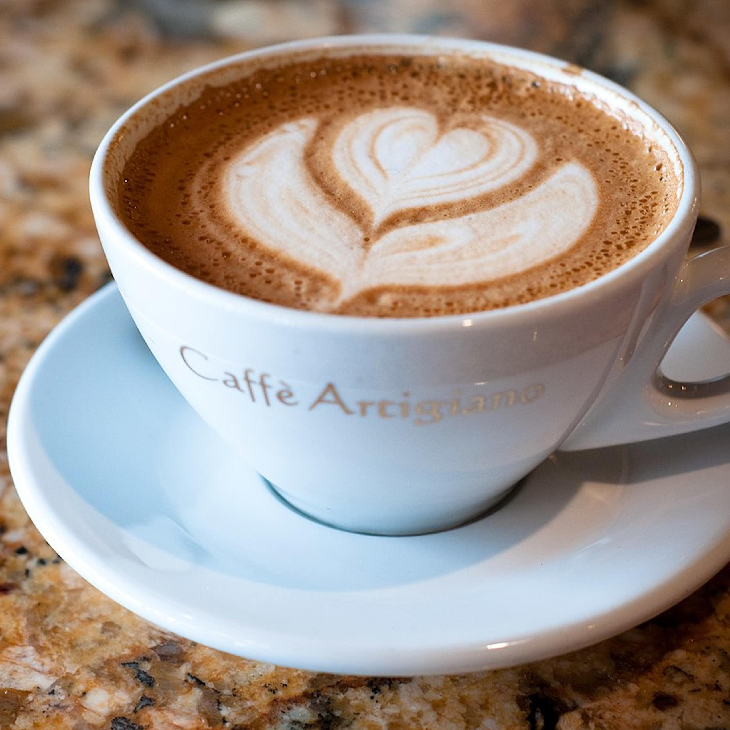 Photo de d'une tasse de café.