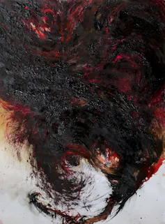 Colourful abstract painting