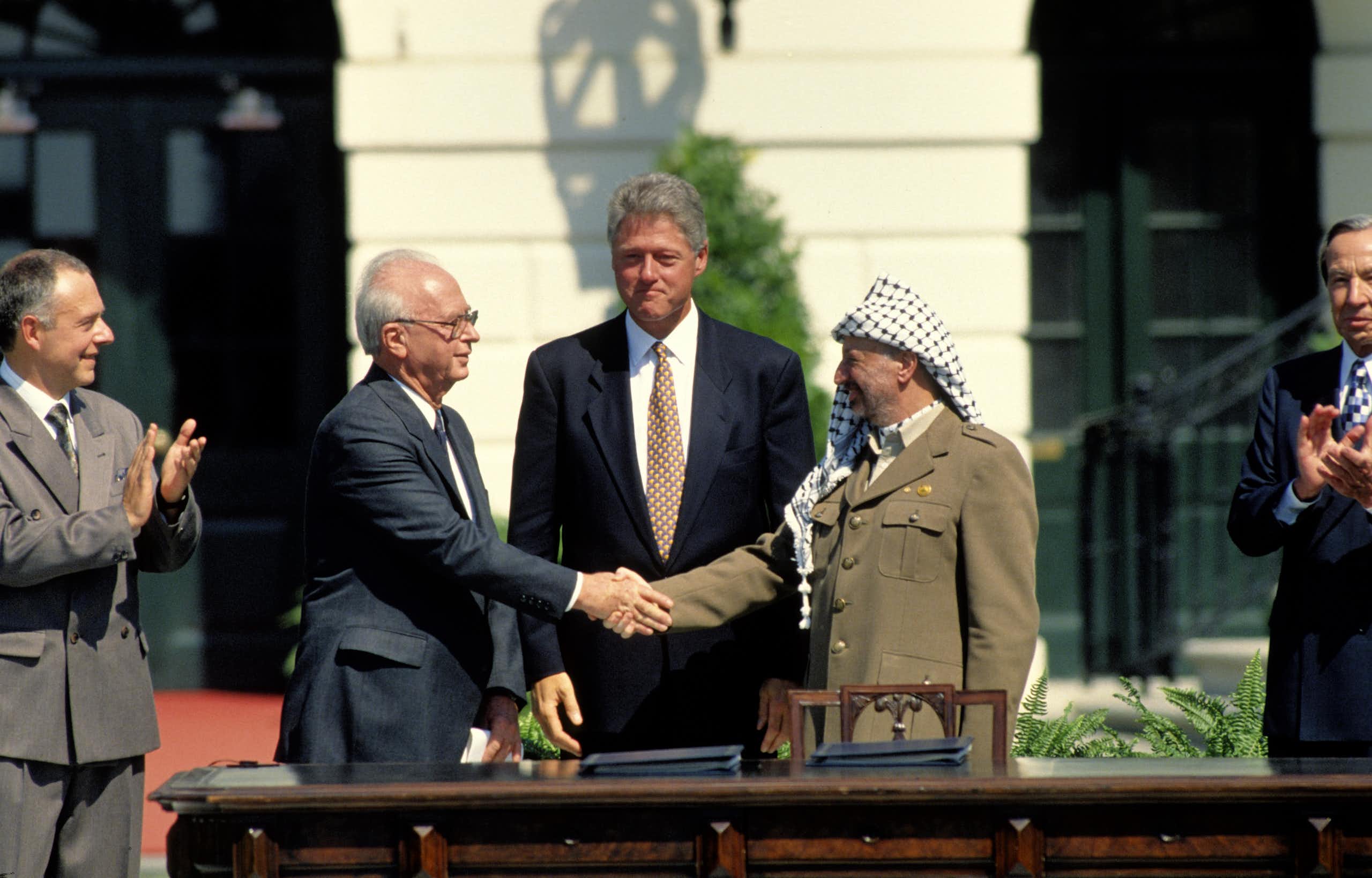 Inside the Oslo accords: a new podcast series marks 30 years since Israel-Palestine secret peace negotiations