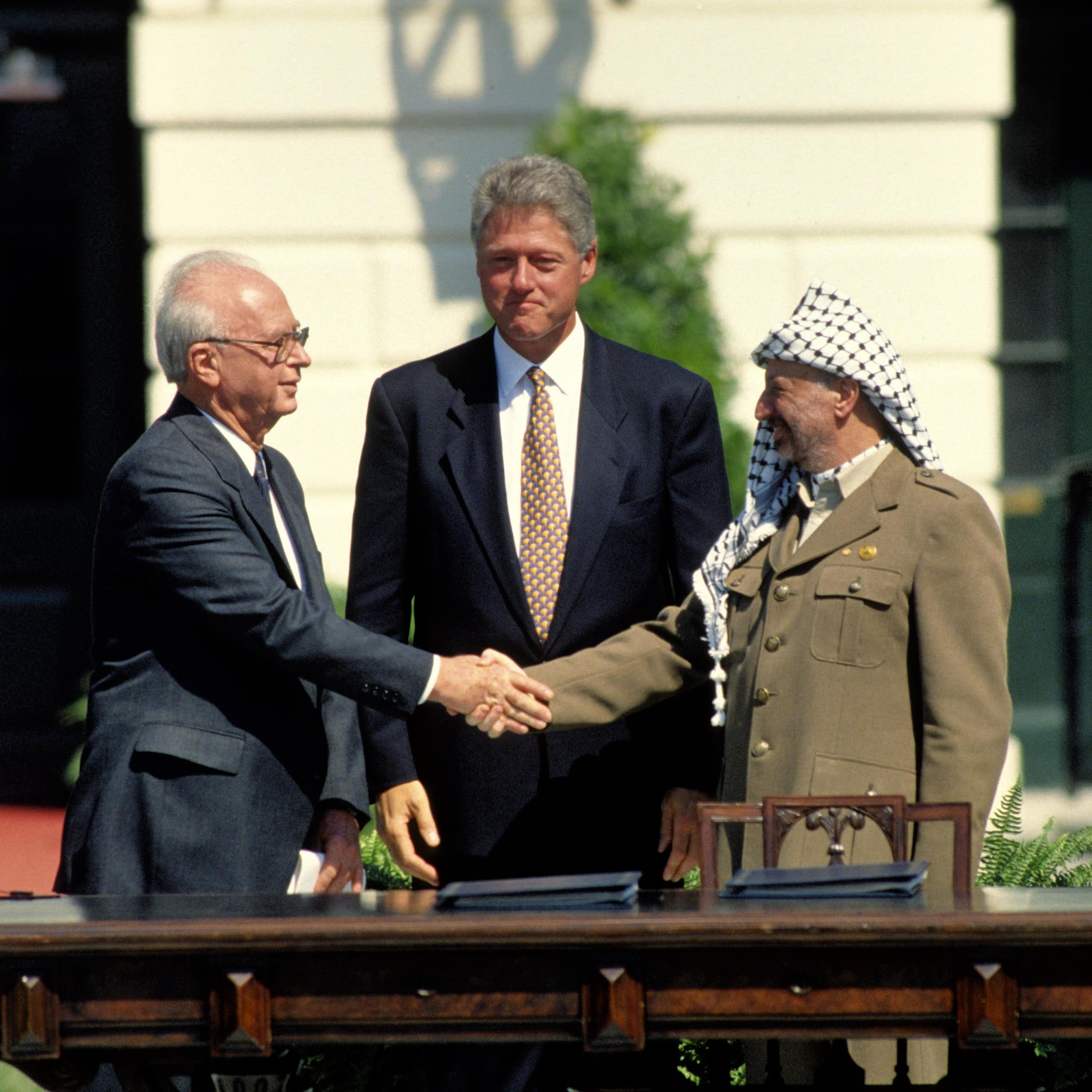 Inside the Oslo accords: a new podcast series marks 30 years since Israel-Palestine secret peace negotiations