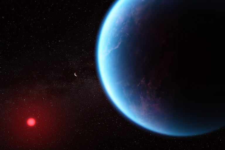 Artist's impression of K2-18 b.