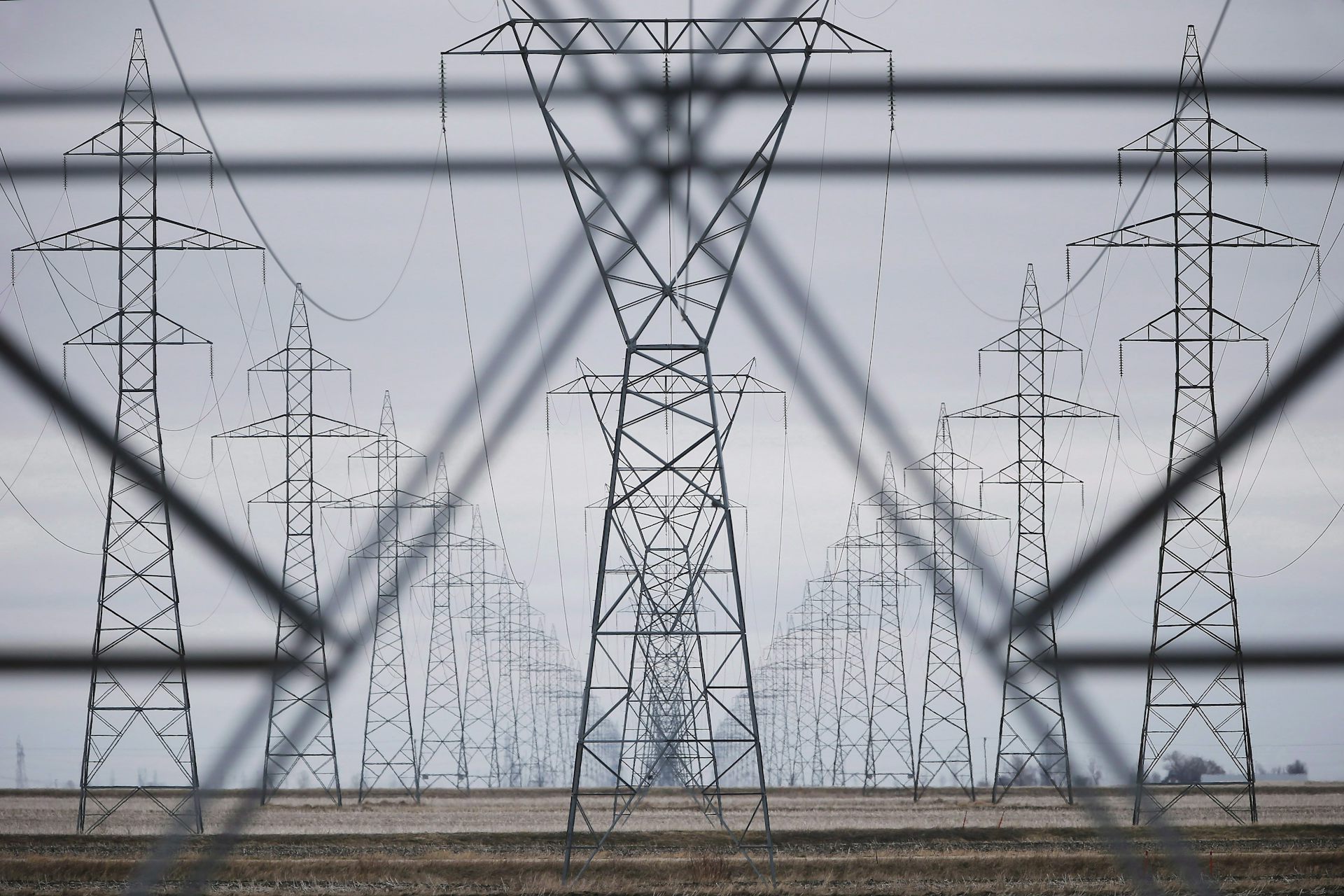 Electrical power grid towers