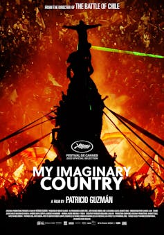 A film poster of a 2022 Chilean documentary film called My Imaginary Country.