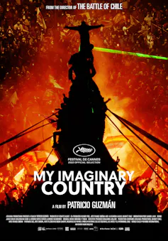 A film poster of a 2022 Chilean documentary film called My Imaginary Country.