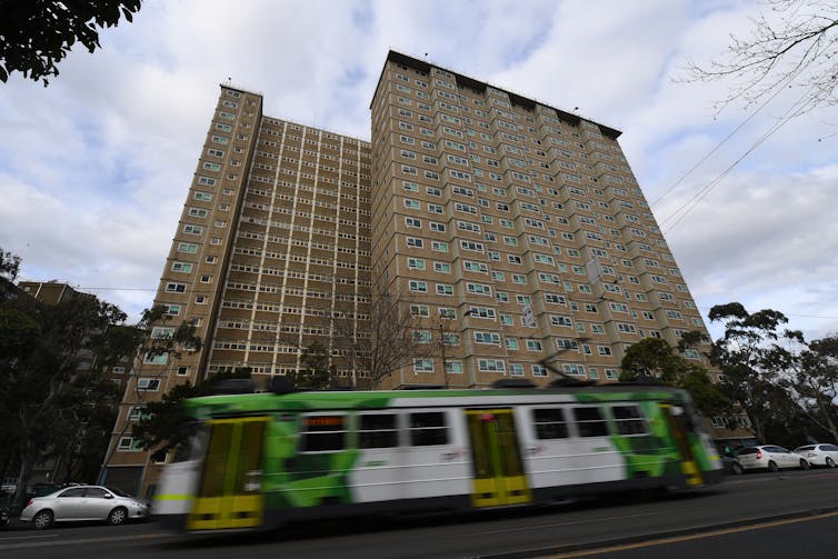 Large public housing towers