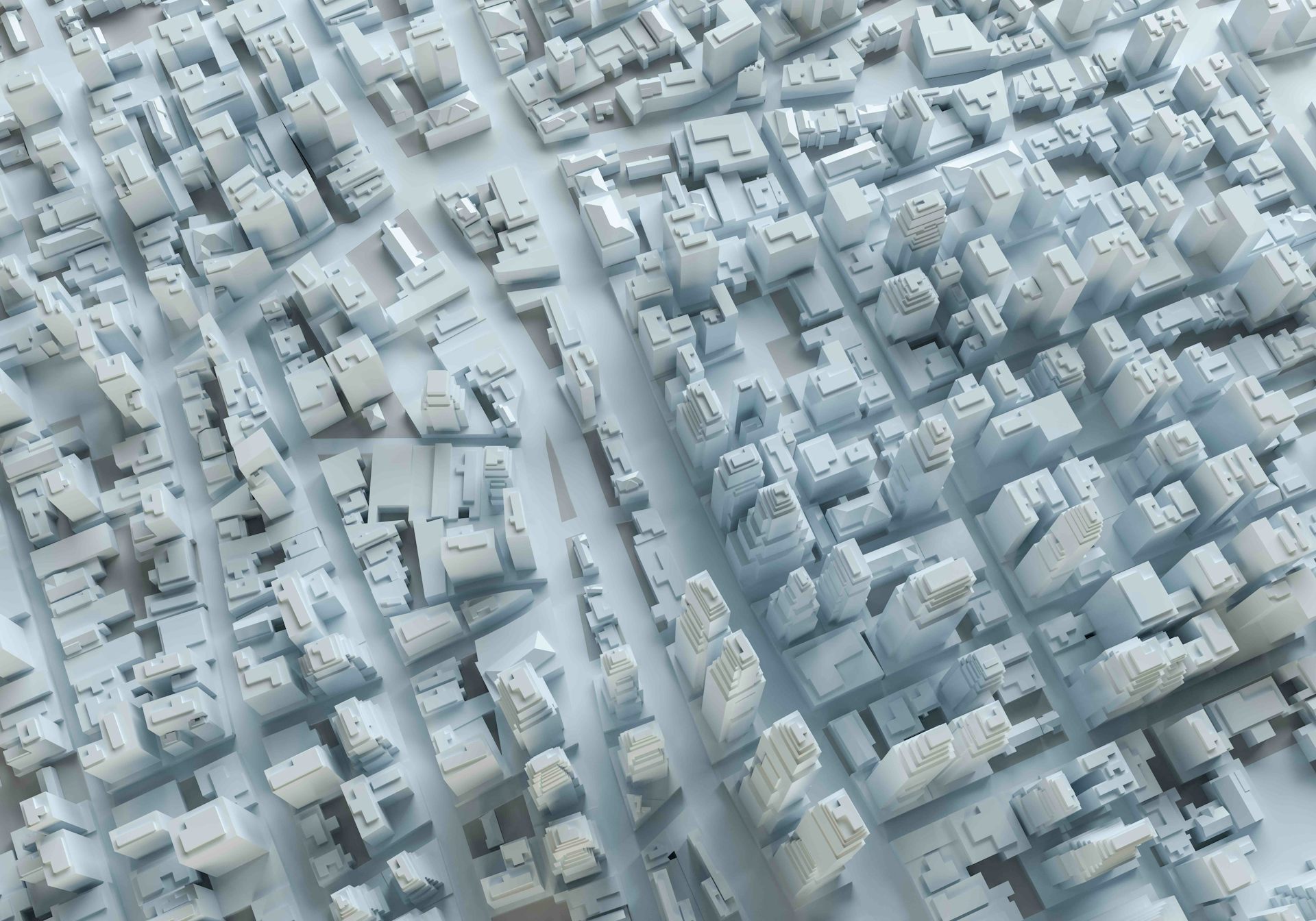 modèle de ville en 3D