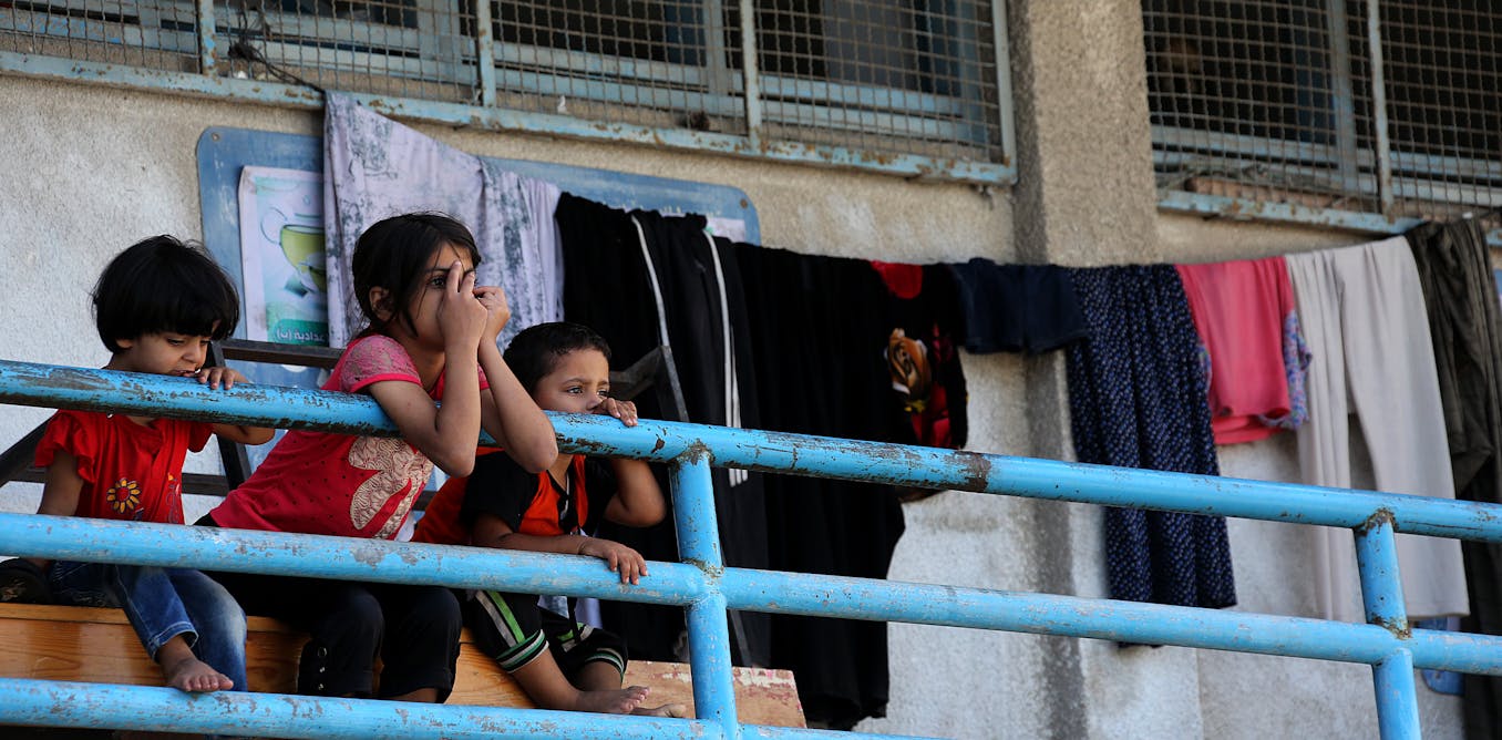 What is happening to the mental health of young people caught up in Gaza conflict?