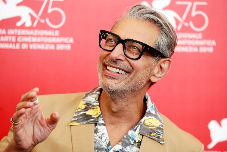 Actor Jeff Goldblum poses for a photo