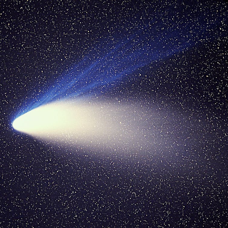 Comet Hale-Bopp was visible from Earth in 1997. 