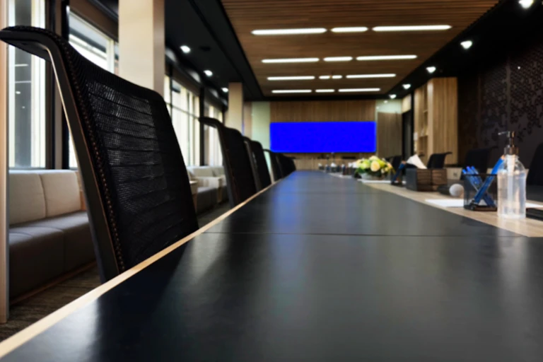 Siège de bureau vide