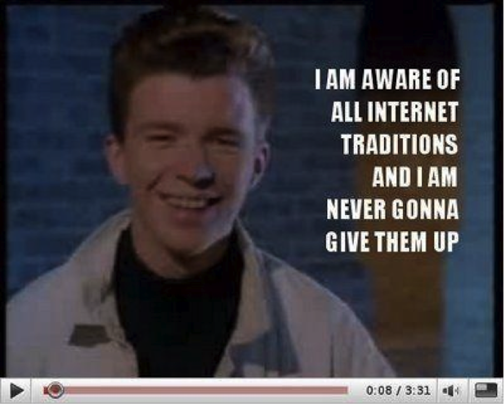 How Did Rickrolling Start?