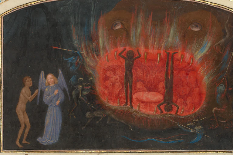 the entrance to Hell as the mouth of the beast