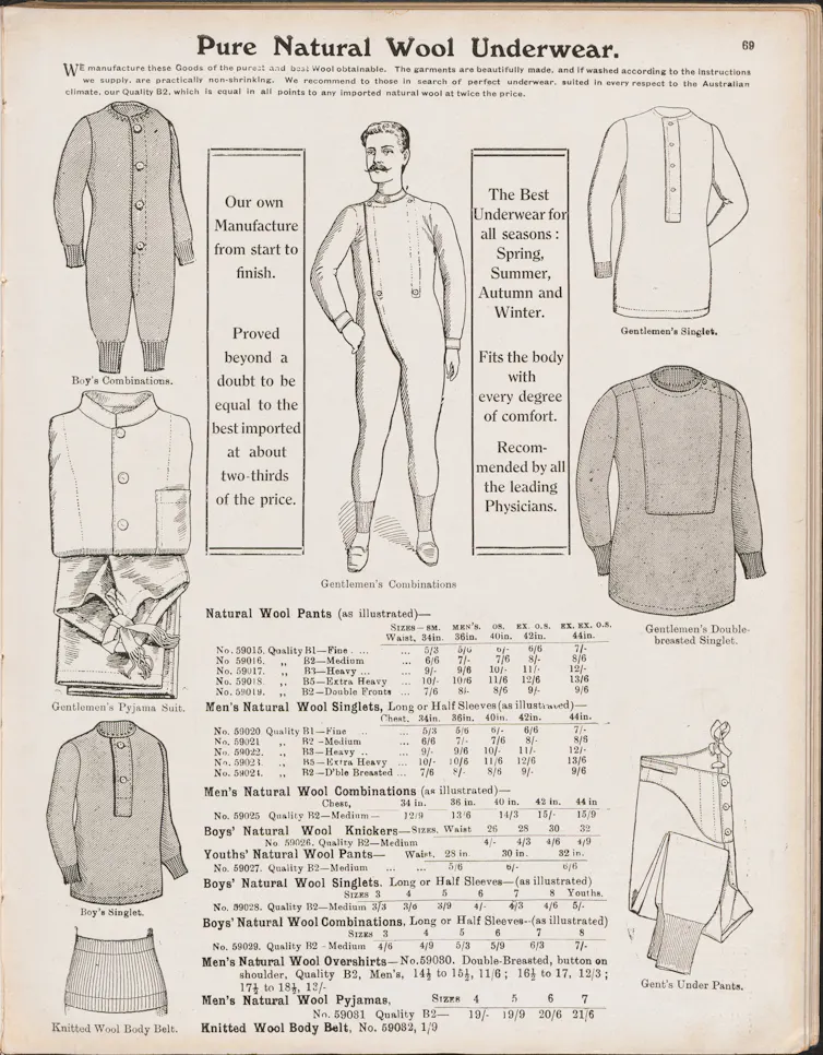 Advertisement for men's underwear.