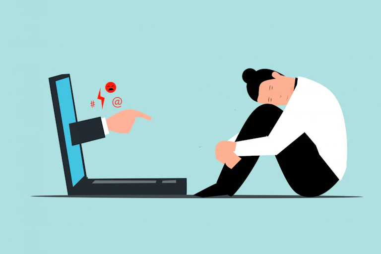 Illustration d’une situation de harcèlement.