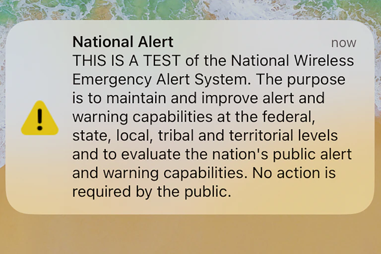 Nationwide test of Wireless Emergency Alert system could test people’s ...