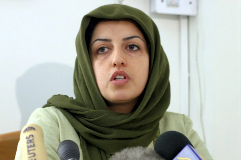 Narges Mohammad, líder de las protestas de las mujeres iraníes