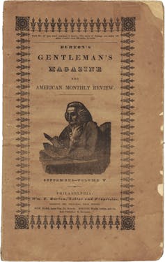 Portada de _Burton's Gentleman's Magazine_, septiembre de 1839.