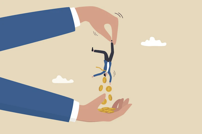 Illustration d'une escroquerie financière