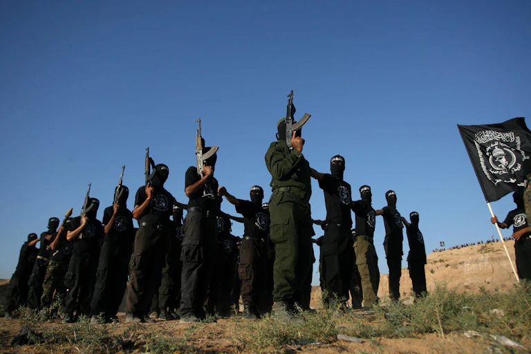 Hamas fighters.