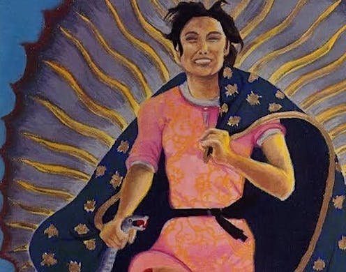 How Chicana women artists have often used the figure of the Virgin of Guadalupe for political messages