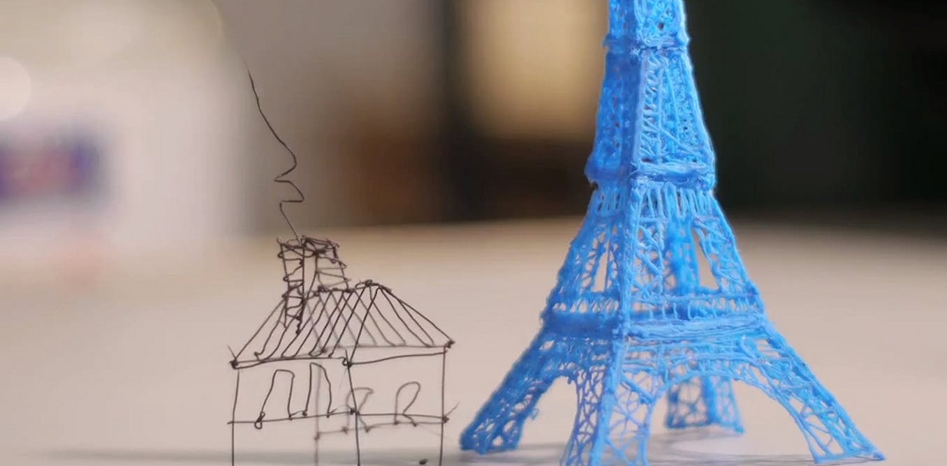 Объёмные фигурки из 3d ручки маленькие