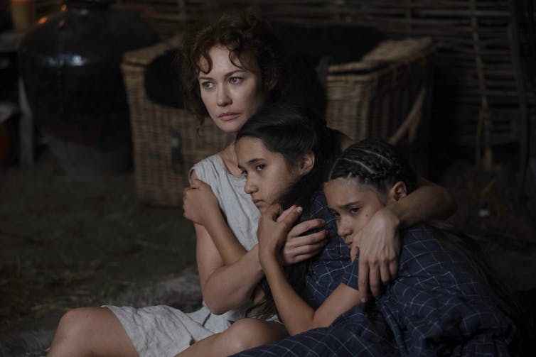 Boudica and her daughters.