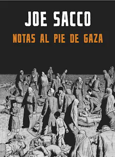 Portada de _Notas al pie de Gaza_, de Joe Sacco.
