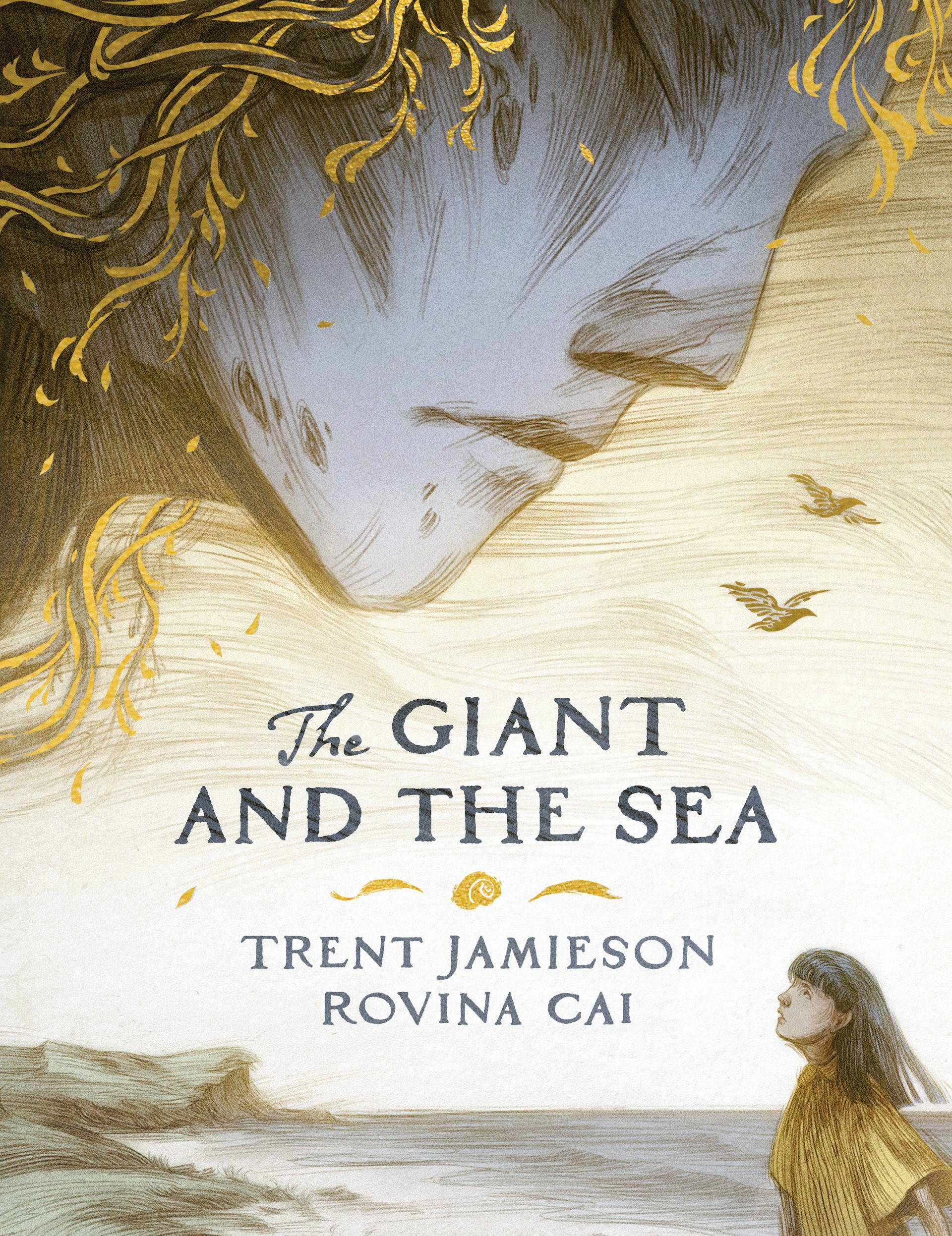 The Giant and the Sea cover, featuring a giant and a young girl.