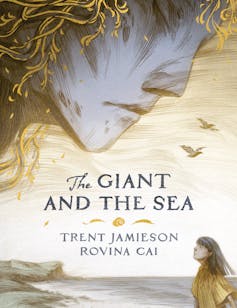 The Giant and the Sea cover, featuring a giant and a young girl.