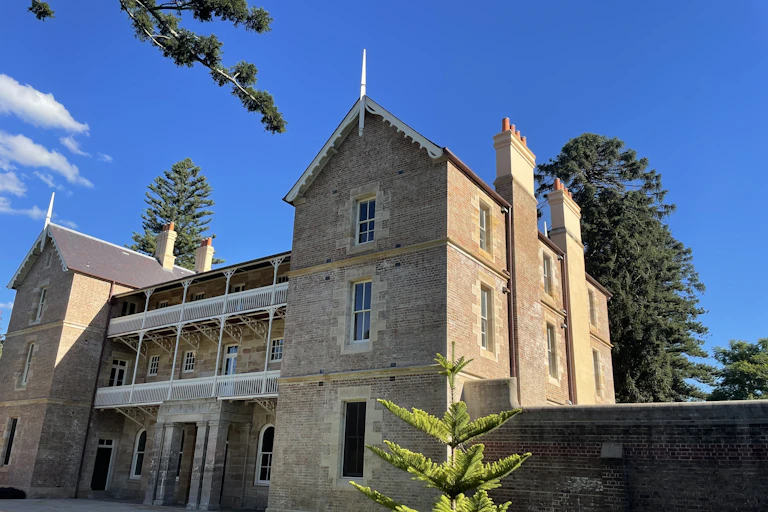 Parramatta Girls Home, an old imposing building where children were institutionalised.