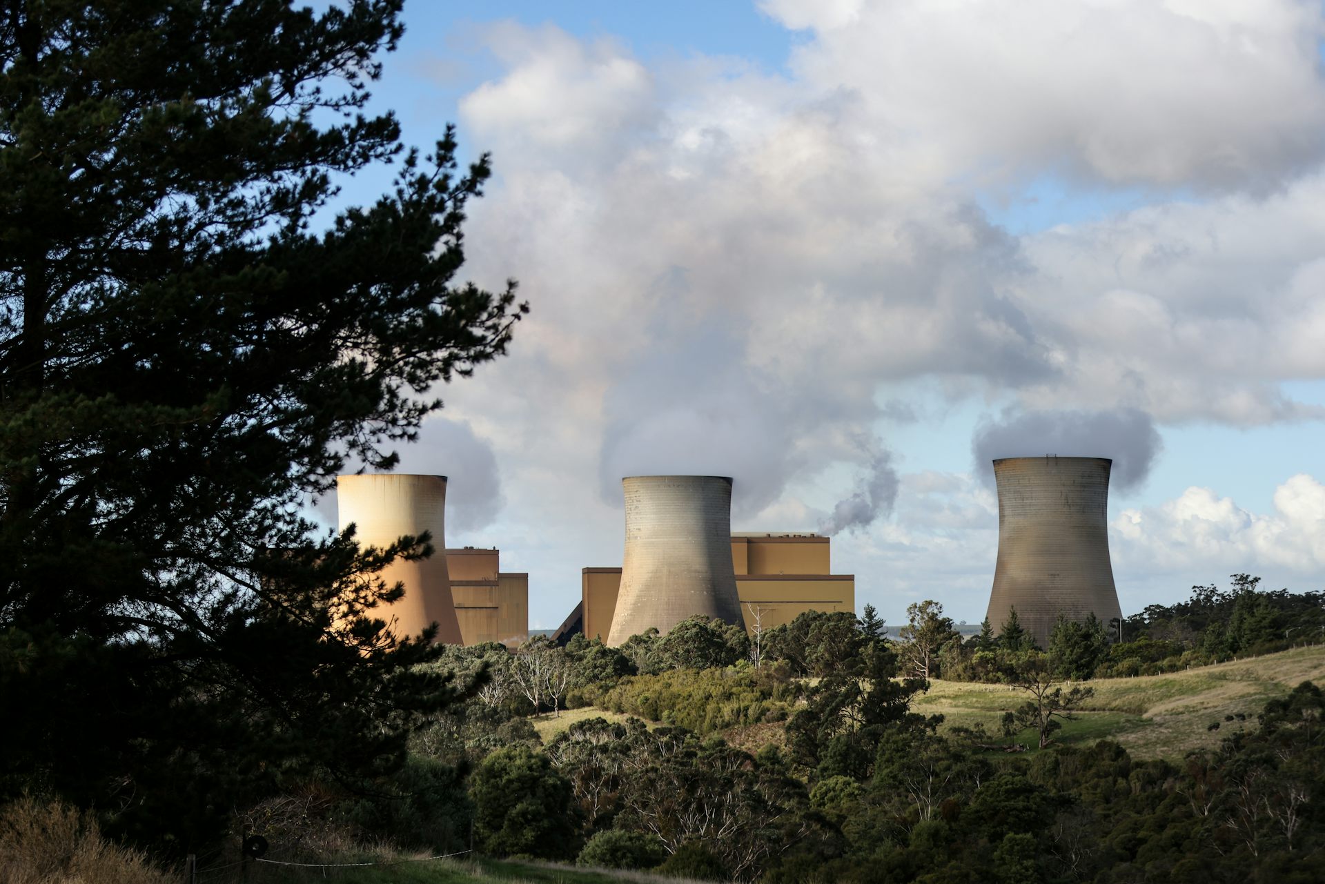Yallourn power station in the Latrobe Valley, Victoria.