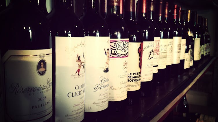 Wine bottles