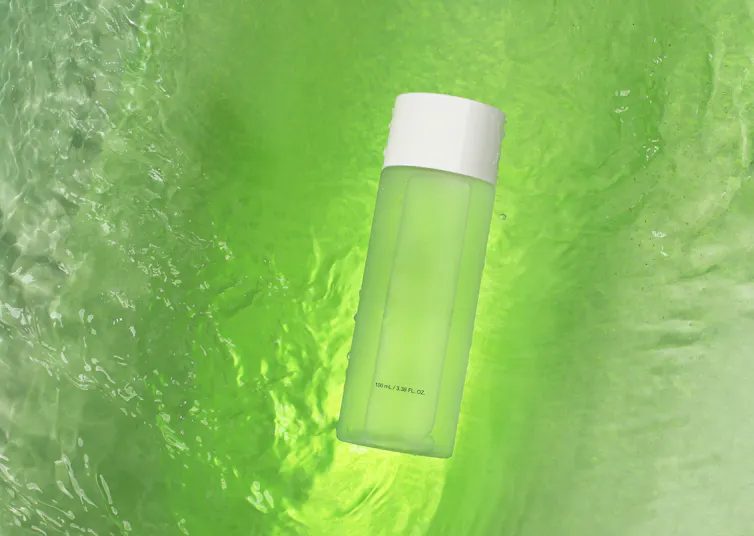 Illustration de cosmétique verte