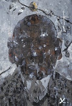 faded portrait of John 'Big John' Richards