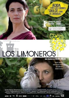Cartel de la película _Los limoneros_, de Eran Riklis.