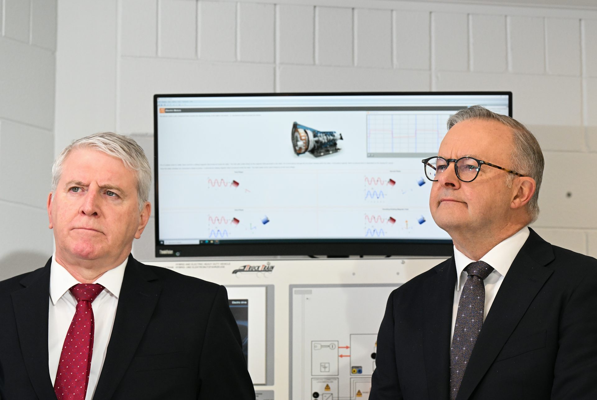 Minister for Skills and Training Brendan O'Connor and Prime Minister Anthony Albanese.