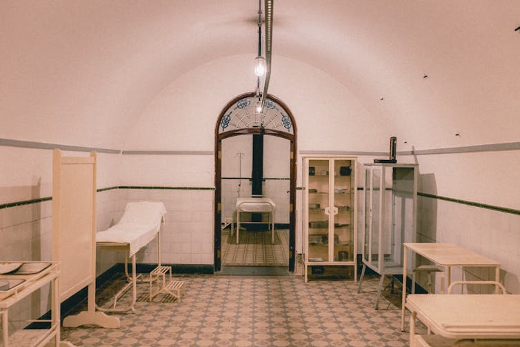 Antigo quarto de hospital